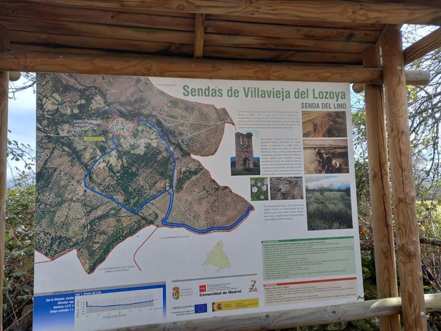 Casita Con Encanto Tranquilidad Villavieja Del Lozoya Wi-Fi En Sierra De Madrid Y A 50 Minutos De Capital Kültér fotó